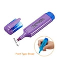 thumbnail image 4 of Unique Bargains Highlighter, Broad Point, Purple, 4 Pack, 4 of 6