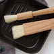 thumbnail image 4 of Juego de cerdas naturales de madera pa repostería - Cepillo pa / cepillo redondo Sunnimix Cepillo de aceite mango de madera de haya, 4 of 8