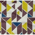 thumbnail image 4 of oneOone Organic Cotton Poplin Twill Fabric Parallelogram & Triangle Geometric Print Sewing Fabric BTY 42 Inch Wide, 4 of 4