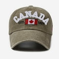 thumbnail image 6 of TIANZEN Canada Baseball Cap Canada Day Embroidered Maple Leaf Flag Adjustable Hat Hat U Give Prick Hat Mechanical Hat, 6 of 8