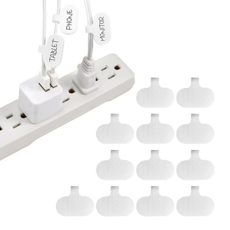 Wrap-It Storage - Cord Identification Labels (12-Pack) - Assorted Colors