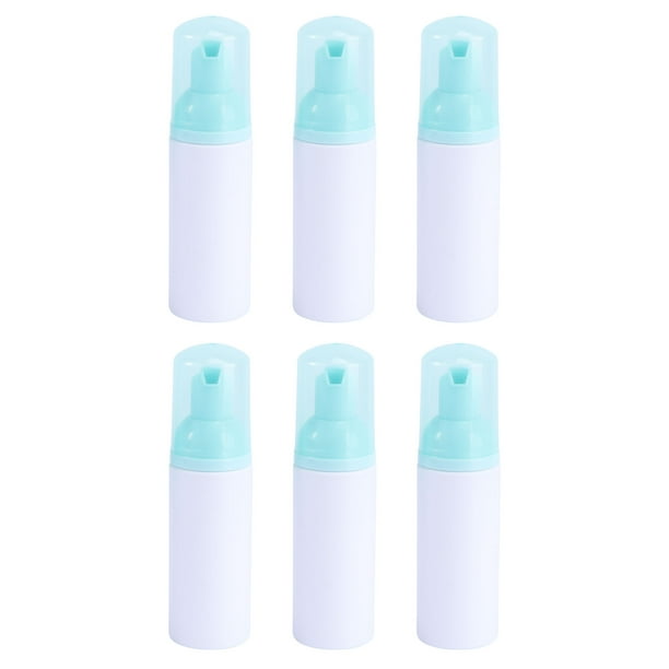 6pcs Botellas de jabón de espuma de plástico de 6 piezas Espuma de champú para hacer botellas Dispensador de espuma
