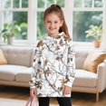 thumbnail image 3 of Psesaysky Girls Hoodies White Tree Branch Print Pullover Hooded Sweatshirts Kids Warm Casual Hoodie Dress Outfits Fall Winter Clothes for 9-10 Years, 3 of 7