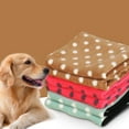 thumbnail image 4 of Pet Blanket Soft Fleece Dots Pattern Cat Throw Blanket Dog Bed Blanket, 4 of 9