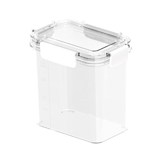 Recipiente hermético para almacenar alimentos con tapas. Organización de cocina y despensa. Cereal. 1.1L