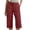 *4-Wine, variant on VBVC Women's Cargo Capri Pants,Stretchy Utility Cropped Trousers For Women,Ladies Summer Pants with Pockets,Wine,S-2XL