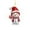 E, variant on nTRIUQJ Christmas Snowman Hanging Ornaments, 2D Flat Acrylic Cartoon Snowman Ornaments for Indoor Use, for Christmas Tree, Fireplace, Door B