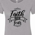 thumbnail image 4 of Inktastic Cancer Awareness Faith over Fear Women's T-Shirt, 4 of 5