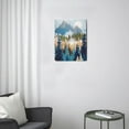 thumbnail image 3 of Abstract Mountain Trees Wall Art 12x16 Inch Boho Canvas Decor, Ideal for Bedroom or Living Room Aesthetics, 3 of 7