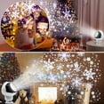 thumbnail image 3 of Ruiboury Portable USB Power Christmas Projector Astronaut Night Light Anywhere. Home white snowflake, 3 of 6