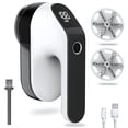 thumbnail image 1 of JESWO Quita Pelusa para Ropa, Quitapelusas el&eacute;ctrico, Removedor de Pelusa El&eacute;ctrico por USB Recargable, 2 Cabezales de Recambio, para Ropa,Su&eacute;ter, Sof&aacute;,Mant, 1 of 7
