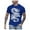 Dark Blue, variant on LUOGENLI Male T-shirts for Mens Men's Summer Chinese Loong Printed Short Sleeved T Shirt T-shirts for Men Graphic Tee Easter T-shirts for Men Graphic Tee St. Patrick's Day Light Gray XXXL