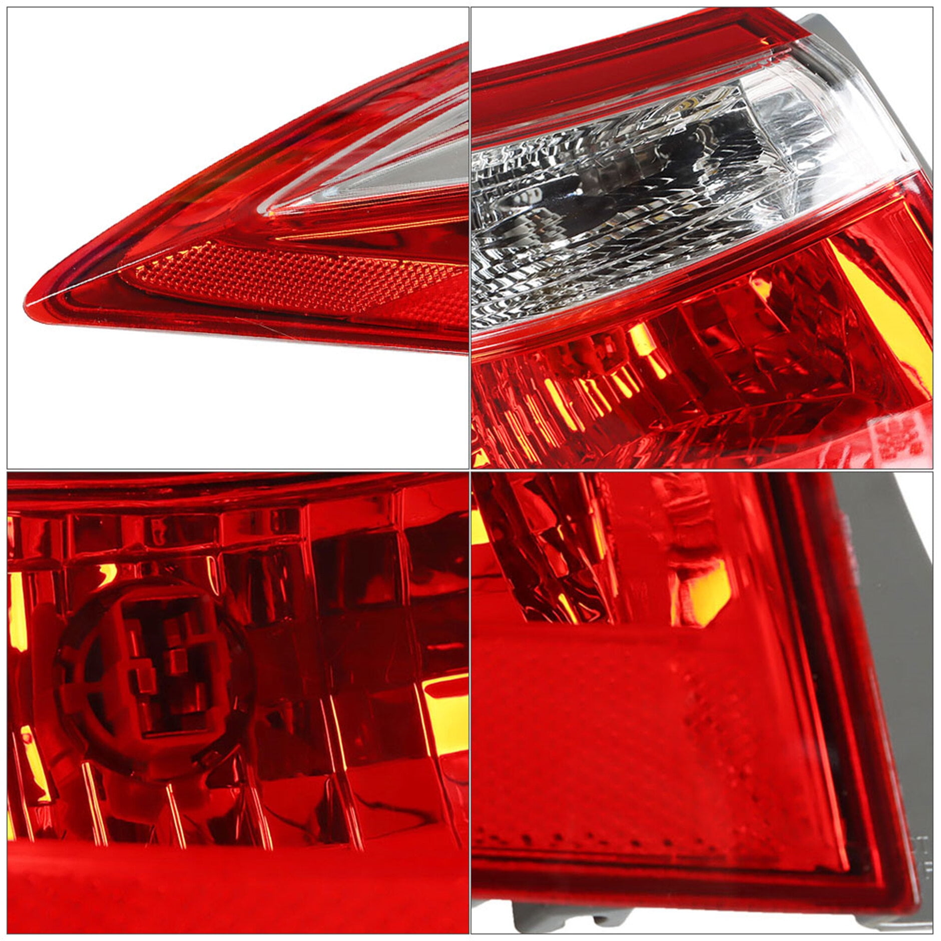 Genrics For 2014 2015 2016 Toyota Corolla Red Halogen Outer Tail Light Lamp Driver Left