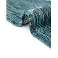 thumbnail image 7 of Unique Loom Outdoor Botanical Collection Area Rug - Curl (7' 10" x 11' 4" Rectangle Teal/Ivory), 7 of 7