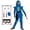 Blue, variant on Ninja Costume Kids Ninja Muscle Costumes Girls Ninja Set Accessories Best Children Gift