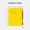 thumbnail image 3 of Oxford Plastic Monthly Dividers for 3 Ring Binders, 12 Multicolor Preprinted Tabs, Jan-Dec, Letter Size, 2 Pack (89608), 3 of 7
