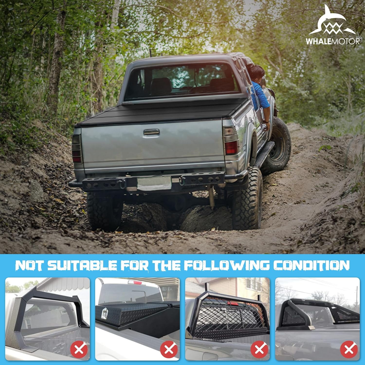 6.6ft Hard Tri-Fold Tonneau Cover Truck Bed for 2007-2026 Silverado/Sierra 1500