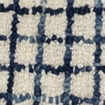 thumbnail image 2 of 9â€™ x 12â€™ Navy and Ivory Grids Area Rug, 2 of 5