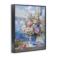 thumbnail image 2 of Stupell Industries Tropical Beautiful Bouquet on Ledge Black Framed Giclee Art, 24 x 30, by Creative Studio, 2 of 8