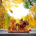 thumbnail image 2 of nTRIUQJ Thanksgiving Decorations Tabletop Centerpieces Decorative Wooden Thanksgiving Turkey Pumpkin Signs for Autumn Fall Parties B, 2 of 9