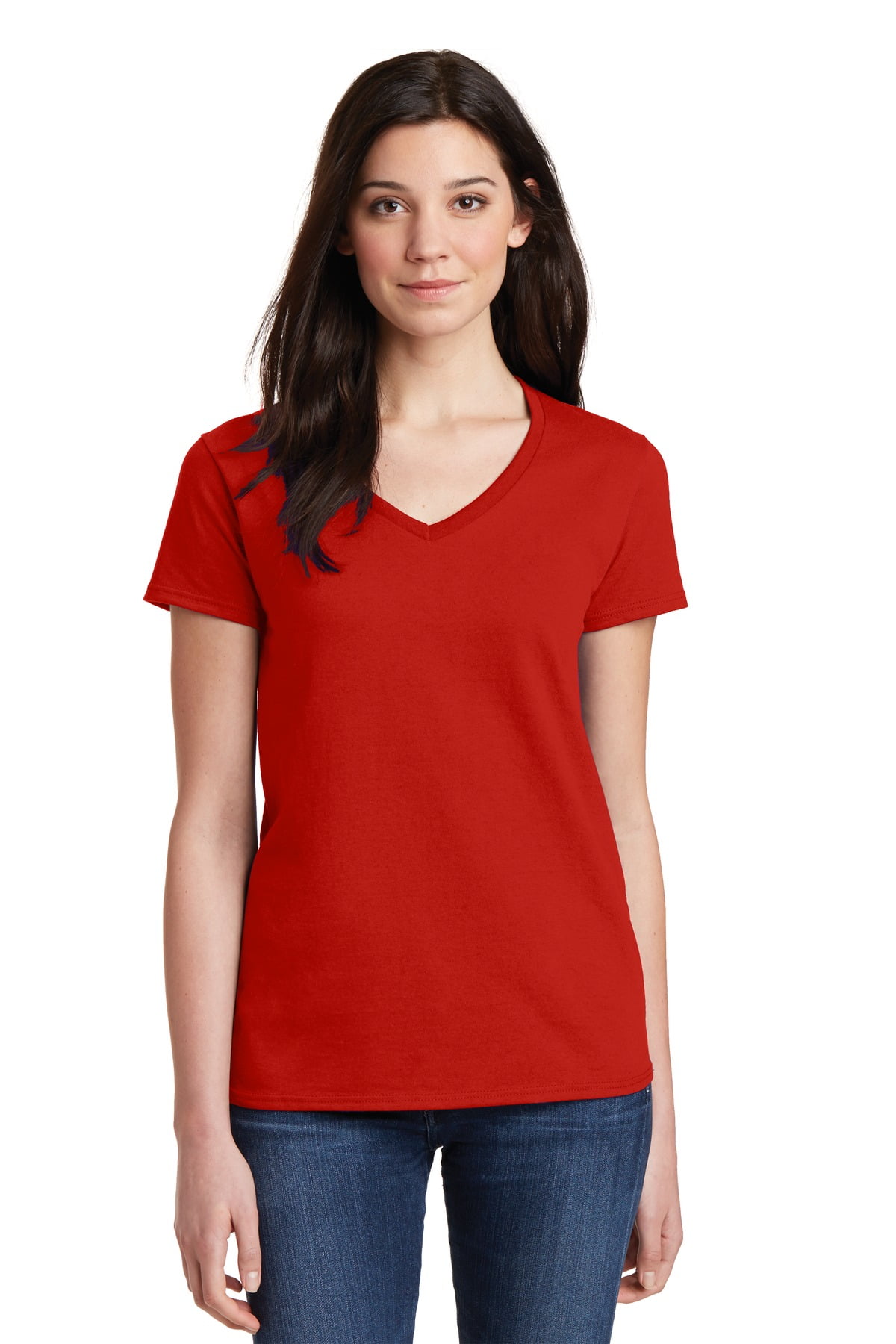 ladies red t shirt