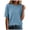 Light Blue, variant on mgoYE Womens Short Sleeve Tops Summer T Shirts Round Neck Casual Fashion Basic Tee Women T Shirt(Light Blue,L)