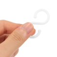 thumbnail image 3 of LEEYNEER Small Plastic S Hook For Storage And Utility 100Pcs 1.53X0.78X0.12In, 3 of 6