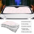 thumbnail image 4 of Kdxio Rainboe And Rabbit Print Front Windshield Sun Shade,Folding Auto Sunshade for Car Truck SUV-Medium, 4 of 7