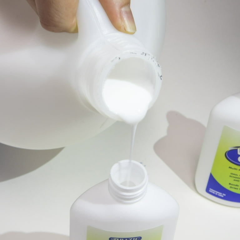 Colorations White & Clear Liquid Glue, 1 Gallon of Each -WHCLRGLU