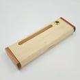 thumbnail image 3 of YUYUETIME Pen Container Box Wooden Stationery Box Beige 1Pcs 6.9x2x1in, 3 of 8