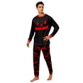 thumbnail image 2 of Racifhz Halloween Pajamas Family Matching Loungewear Set Cozy Long Sleeve Shirt and Pants Pumpkin Print Sleepwear for Holiday Party and Cozy Autumn Fall Family Nights, Men Size:XL, 2 of 6