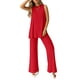 thumbnail image 1 of Set de salón PRETTYGARDEN para mujer, 2 piezas, rojo verano 2025, 1 of 7