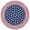 C, variant on Round Fitted Tablecloth with Elastic Edge – Patriotic Table Cover for Independence Day, Memorial Day, 250th Anniversary – Washable Polyester for Picnic, Party, Family Dinner