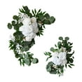 thumbnail image 2 of Arco de Flores Macarena 2 Piezas para Boda Telón de Fondo de Recepción Flores Artificiales Hechas a Mano, 2 of 8