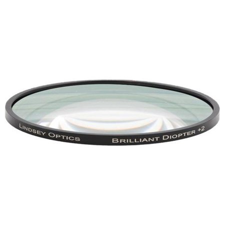 UPC: 0817804020345 | Lindsey Optics 138mm Brilliant Round Drop-In Diopter +2 Close-Up Lens
