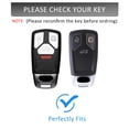 thumbnail image 2 of Key Fob Cover with Heavy-duty Keychain for Audi A4 A5 A6 Q3 Q5 Q7 TTS S4 RS4 R8 Key Case Holder Protector Metal Keychain, 2 of 7