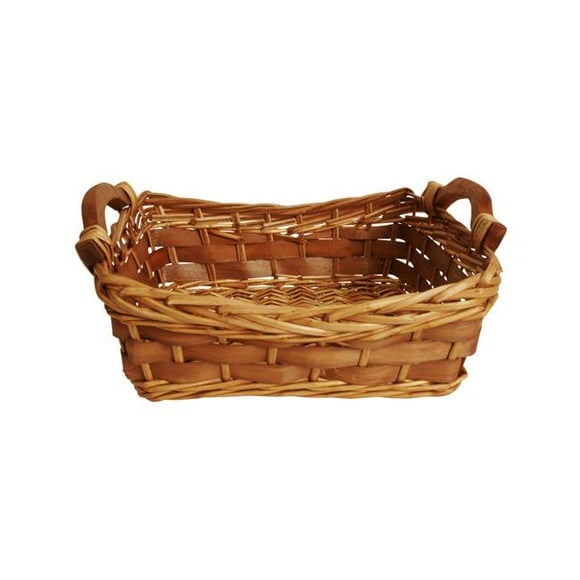 12 in. Carved Willow Basket