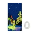 thumbnail image 2 of Christmas Door Cover Decoration – 35"x71" Polyester Fabric Tapestry for Indoor & Outdoor Use – “Merry Christmas & Happy New Year” Door Banner for Party, Home, School & Winter Events, 2 of 4