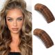 thumbnail image 1 of Almohadilla para el cabello esponjosa invisible, almohadilla para la cabeza con forma de bocanada, almohadilla para el cabello esponjosa invisible, pinza para el cabello sintética, para realzar el cab, 1 of 7