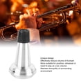 thumbnail image 3 of Trumpet Mute , Easy To Remove Unique Trumpet Mute  For Rehearsal, 3 of 8