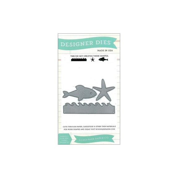 Starfish and Waves Small Die Set
