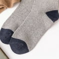 thumbnail image 6 of 5 Pairs Men Socks Super Thick Thermal Hiking Winter Warm Boot Heavy Soft Cozy Socks Colorful Novelty Socks for Men & Women, 6 of 10