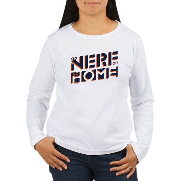 CafePress - Go Nerf Or Go Home Long Sleeve T Shirt - Women's Long Sleeve Graphic Casual T-Shirt