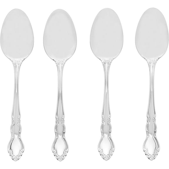 Lenox Oneida Dover Teaspoons, Set Of 4, Stainless Steel
