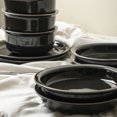 thumbnail image 5 of Stone Lain Slate 4-Piece Pasta Bowl Set Stoneware, Service for 4, Black, 5 of 6