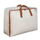 thumbnail image 2 of Bolsa grande transparente para guardar colchas | Organizador plegable de PVC engrosado | Tela con clip de malla | Cama, ropa, mantas, almohadas | 58x38x22cm | Debajo de la cama, armario, viajes, 2 of 4
