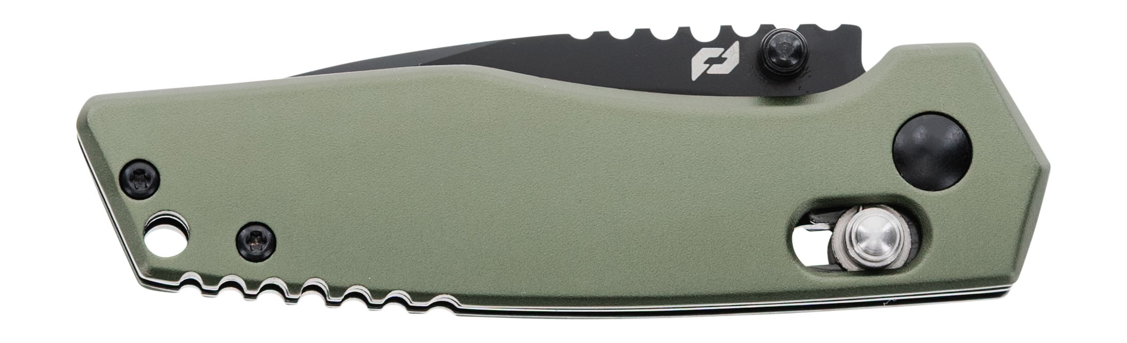 Schrade Outback Pivot Lock Folder Aus-8 Stainless Steel Blade, Black Oxide Blade, Aluminum Handle