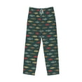 thumbnail image 2 of Vsdgher River Freshwater Fish Print Mens Pajama Pants Sleep & Lounge Pants, PJ Bottoms With elastic waistb and Pockets, 2 of 5