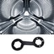 thumbnail image 5 of Llave para Lavadora de Acero de Aleacio Cromada de 5 mm de espesor, Llave de Doble Punta de Alta Resistencia, Herramienta Práctica para Desmonteje y reparación de Lavadoras, 5 of 8
