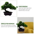 thumbnail image 4 of LABSERRON Lifelike Shape Desktop Bonsai Tree Simulation Bonsai Plastic Decoration 1Set, 4 of 8